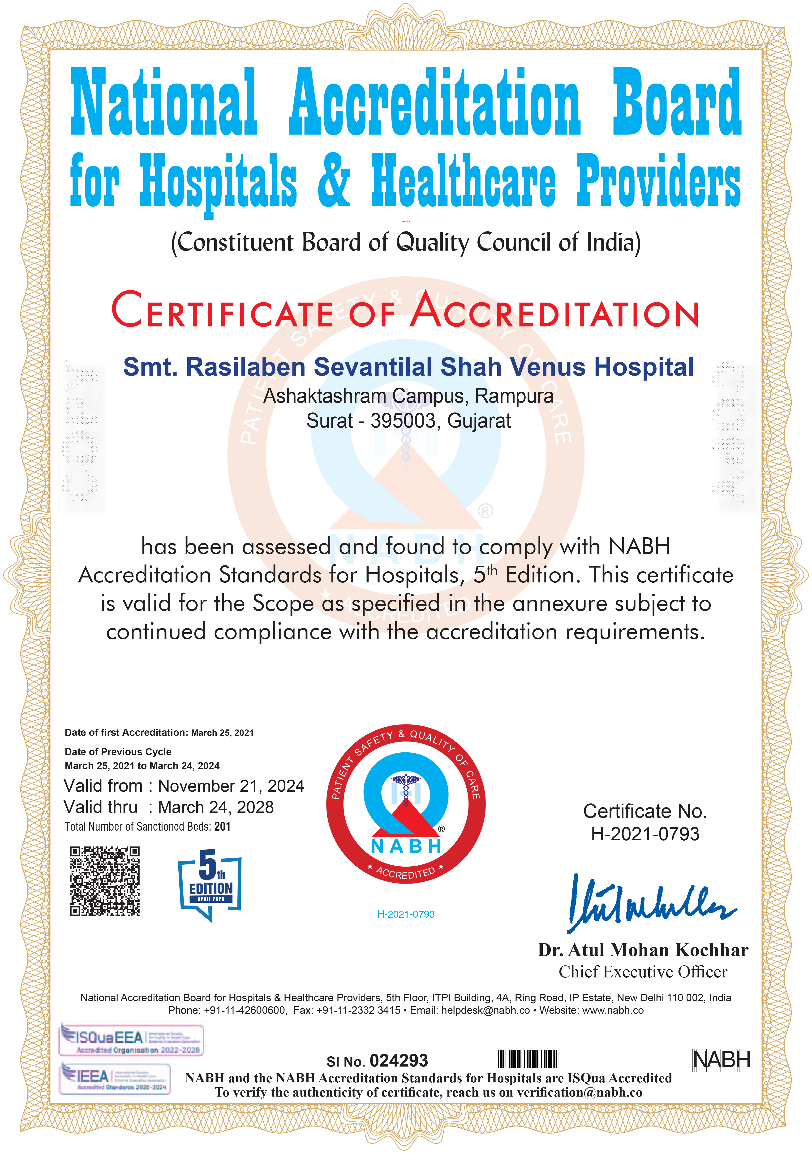 NABH Certificate
